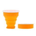 BPA Free Food Grade Silicone Retractable Cup 200ML For Travelling