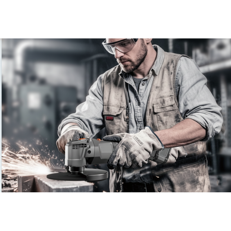 Professional 40V Brushless Cordless Battery Angle Grinder Direct Drive Outer Rotor 360 Adjustable Guard Cutting Grinding