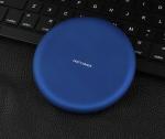 Customized Logo Printing Round Wireless Charger For Mobile Phone With USB HUB