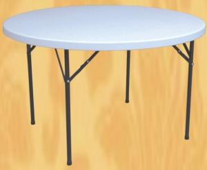 Wholesale sell 4 foot round folding banquet table/plastic foldable banquet table from china suppliers