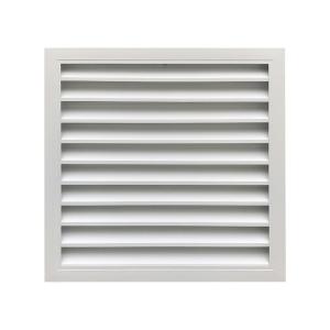 Wholesale Adjustable Air Outlet Grille in White for Wall Fan Mounting in Construction Ceiling from china suppliers