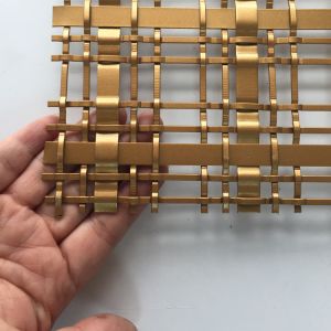 Customized Wire Diameter PVD Coated Woven Metal Mesh Fire Resistant