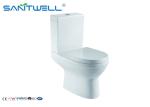 Bathroom washdown two piece toilet ceramic sanitary ware Temperature > 1280 °C