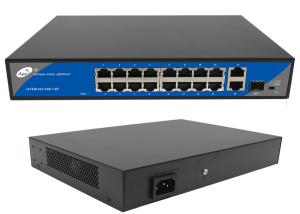 Wholesale IEEE802.3 Af At 10/100M 16 Port POE Switch With SFP from china suppliers