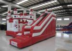 Simple inflatable jumping castle PVC material red color inflatable bouncer house