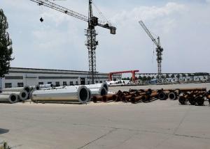 Wholesale Silver Monopole Single Pole Tower 20m - 180m Height ASTM A36 / ASTM A572 from china suppliers