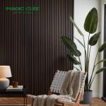 2400*600*21 mm Standard Size Wooden Slats Polyester Fiber Decorative Panel for