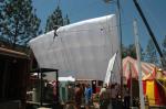 Cloud Mattress Moon Balloon Light 4x4m 5x5m 6x6m Helium Fill For Daylight