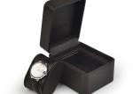 Brown PU Leather Watch Packing Box Customized Size with Velvet Pillow