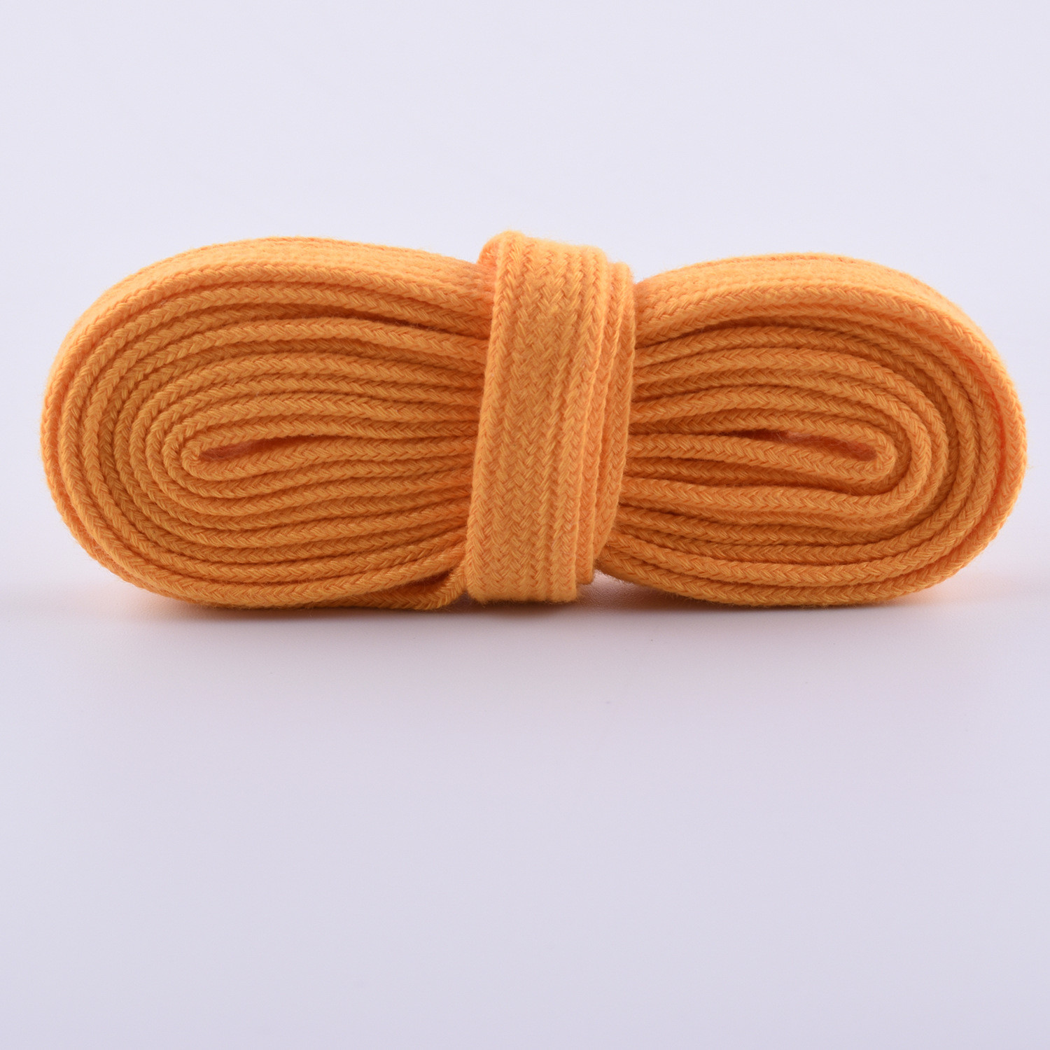 12mm Flat Braided Cotton Cord ISO14001 Coloured Macrame Cord