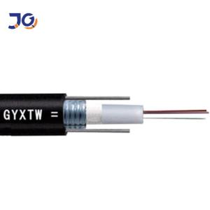 Wholesale outdoor single mode G652D 4 6 8 12 16 24 core armoured fiber optical cable with steel wire fibra optic gyxtw from china suppliers
