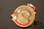 Customised 3D Mold Relief Soft Enamel Medals Personlized Shape 60*3MM