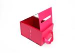 Greyboard Recycled Cardboard Jewelry Boxes , Magnetic Folding Gift Box With