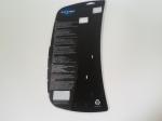 PETG / PP Clear Plastic Back Card, Hot Stamping Customized Plastic Packaging