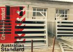 30X60mm Oval Pipe Cattle Livestock Yard Panel