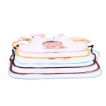 Custom Sublimation Blank Polyester Baby Bib For Sublimation Photo Printing
