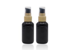 Wholesale Solid Black 30ml Refillable Plastic Spray Bottles Pet Plastic Bottles Round Shoulder from china suppliers