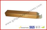 Long Incense Gold Gift Card Board Packaging Window For Incense Packet