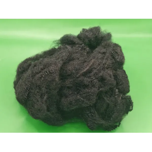 Black Polyester Staple Fiber 11d*65mm for Sound Insulation & Hard Wadding