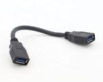 Custom Super Speed Low Profile USB 3.0 A Female to USB 3.0 A Female OTG