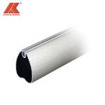 T8 Matt Silver Hanging Aluminum Closet Rod Anodized For Storage Clothes