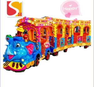 Wholesale Colorful Indoor Kiddie Train Trackless Toy Train Customized Shape And Size from china suppliers