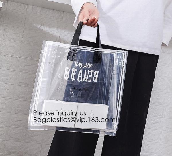 Manufacturer Custom Logo Transparent Clear PVC Plastic Portable Packaging