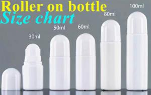 Wholesale 30ml 50ml 60ml Refillable empty Essential Oils Perfume Roll on Bottle Plastic Roller on Bottle with Plastic Roller ball from china suppliers