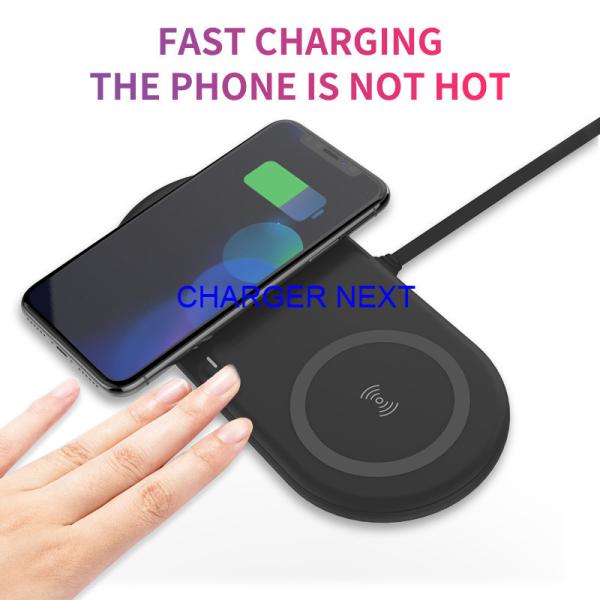 DUAL WIRELESS CHARGER Double Qi Wireless Charger Dual wireless Charger Two