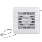 6'' White Ceiling Bathroom Exhaust Fan 272 CFM 25W IP34 for AC Electric Current