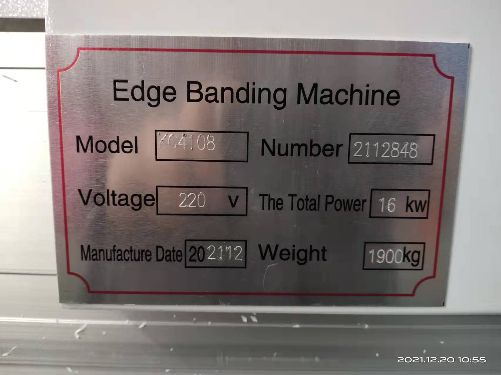 KDT structure Wood Edge Banding Machine with Pre-milling function KC4108