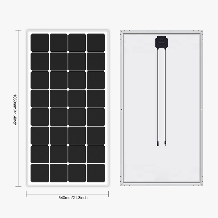 170w Flexible Sunpower Solar Panel ETFE Photovoltaic Protable