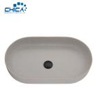 Oval Granite Composite Kitchen Sink For Hotel Single Bowl Undermount Granite