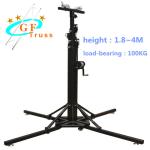 6M Black Alu 6061-T6 Crank Truss Speaker Stand For Prerformance