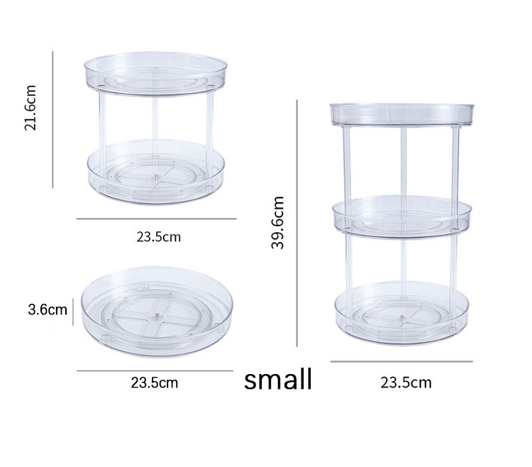 2021 Hot selling space saver Kitchen desktop multifunctional Rotating seasoning bottle storage Turn Tables