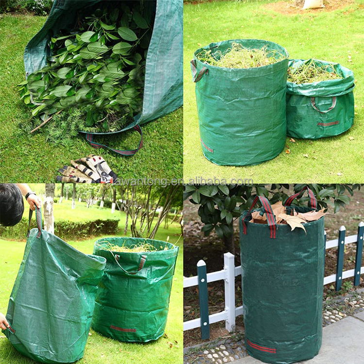 Collapsible Garden Waste Bags Heavy Duty Waste Lawn Pool Yard Leaf Bag Season Winter