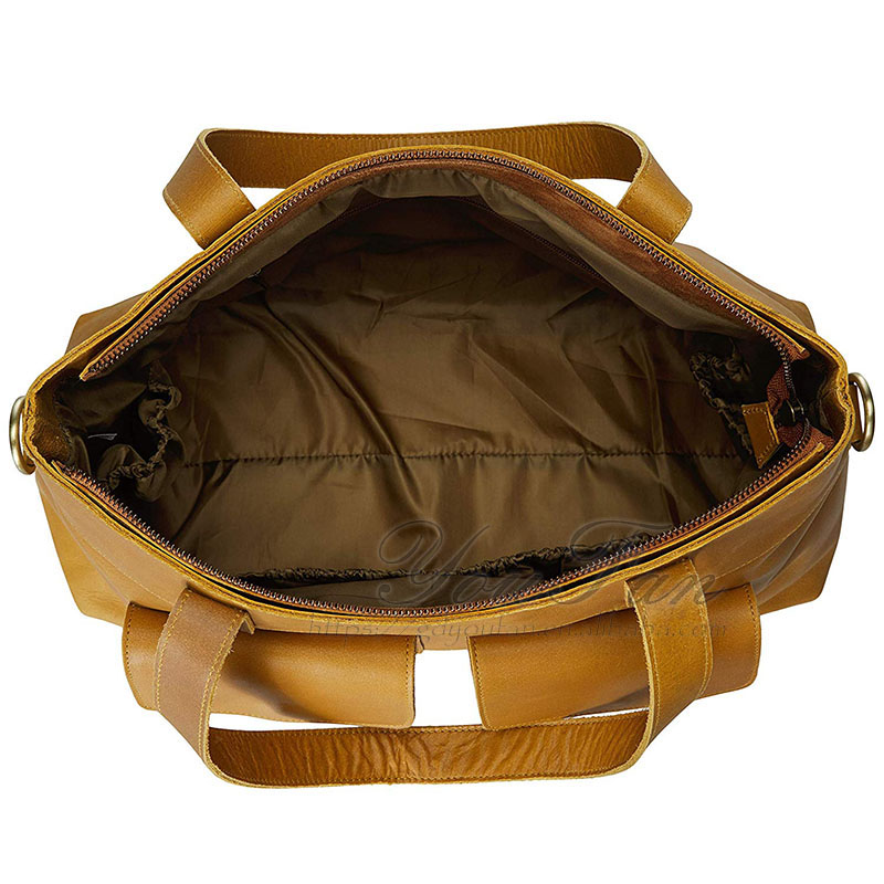 Baby Diaper Nappy Bag genuine leather diaper bag