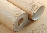 Soundproof Yellow PVC European Style Wallpaper Washable for Study Room / Non