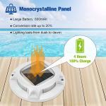 Waterproof Solar Deck Lights IP67 LED Ourdoor Solar Dock Light for Outdoor