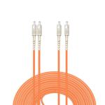 Fiber Optic Patch Cables Duplex 3.0mm PVC SC UPC - SC UPC OM2 Orange
