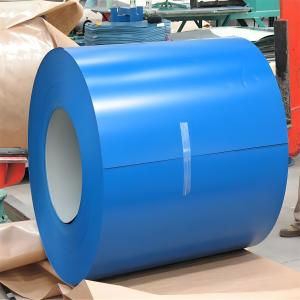 Wholesale PPGI Prepainted Galvanized Steel Sheets color coil with strong anti-corrosion ocean blue color 0.15-2.0mm Thickness from china suppliers