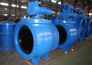 Wholesale AWWA DN1000 Customized Color Eccentric Ball Valve , Anti Pollution Ductile Iron Ball Valve from china suppliers