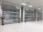 Anti - wind Bar Wireless Safety Edge High Speed Doors , exterior rolling