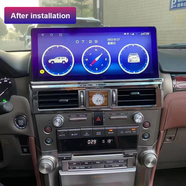 Android 10 Car Navigation Multimedia 12.3 Inch 4G LTE SIM For Lexus GX460 GX400