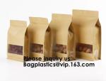 Kraft Bags With Window, Resealable Large Kraft K Food Storage Bags ,Storing Food