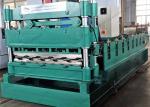 5kw Corrugated Sheet Metal Machine 0.7mm 8 Steps Ibr Rolling Machine