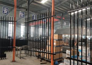 Wholesale Pressed Spear Garrison Fence Tubular Welding Fencing 1800mm x 2400mm imported For Sale Stain Black Powder Pressed Spear from china suppliers