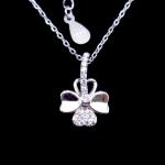Cute New Jewellery Design 925 Silver White Gold Rabbit Shape Party Necklace