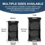 Car Trunk Organizer for SUV, Car Organizers and Storage with 6 Pocket, Car