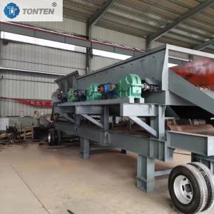 China Mobile Soil Stone Gravel Separator Machine Disc Screen Separator on sale